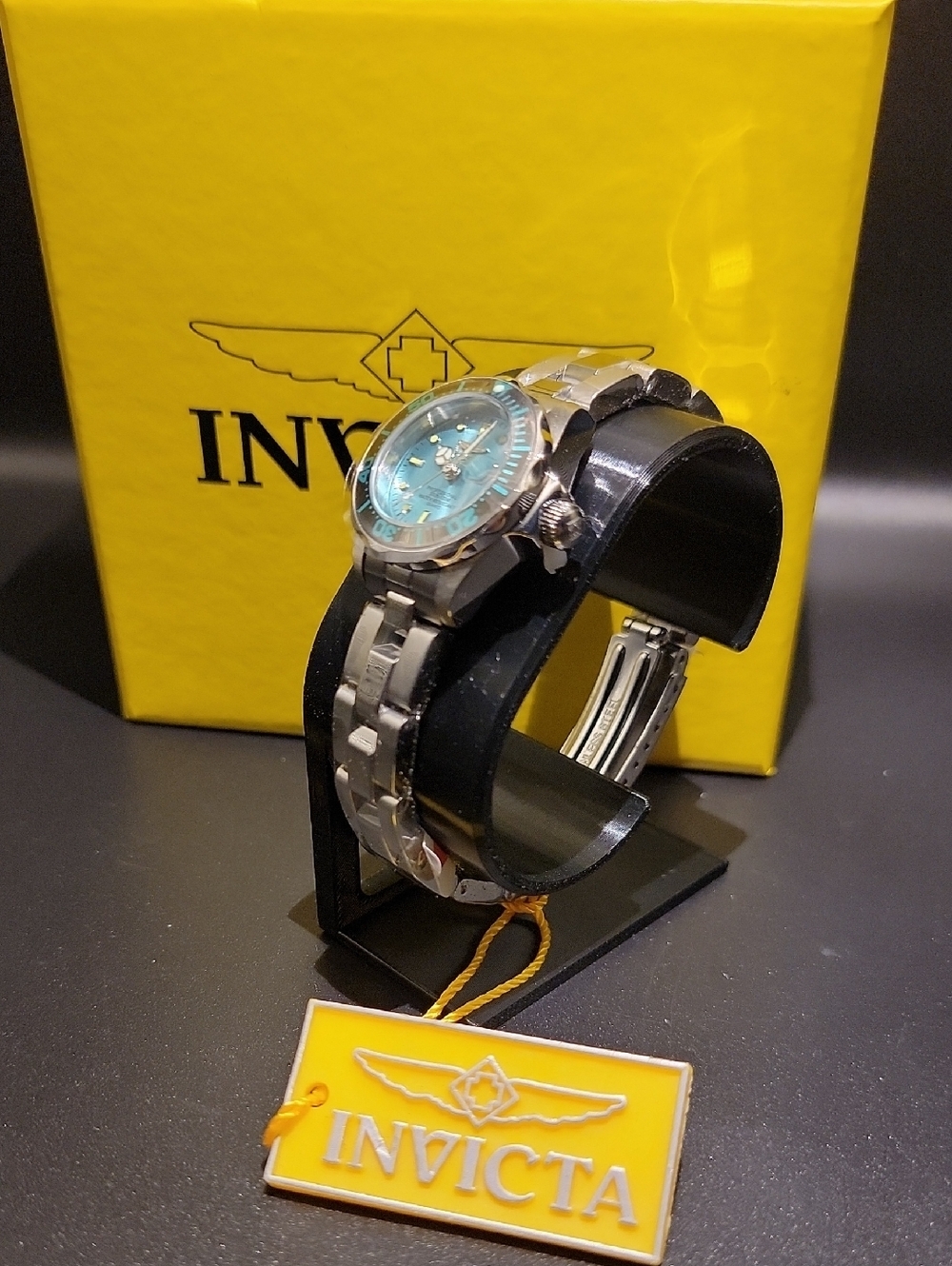 45786 Invicta Pro Diver Auredrift Women's Watch - 24.5mm, Stainless Steel 3 Link - Picture 4 of 9